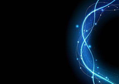 vektör arka plan tasarlamak teknoloji iletişim verisi bilim