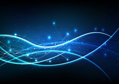 vektör arka plan tasarlamak teknoloji iletişim verisi bilim