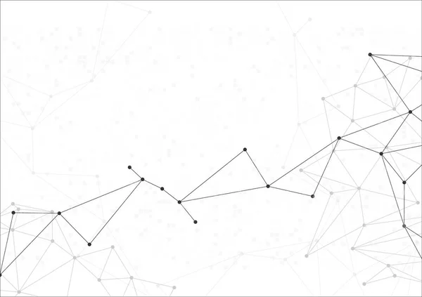 ベクトル多角形背景抽象技術通信データ Science — ストックベクタ