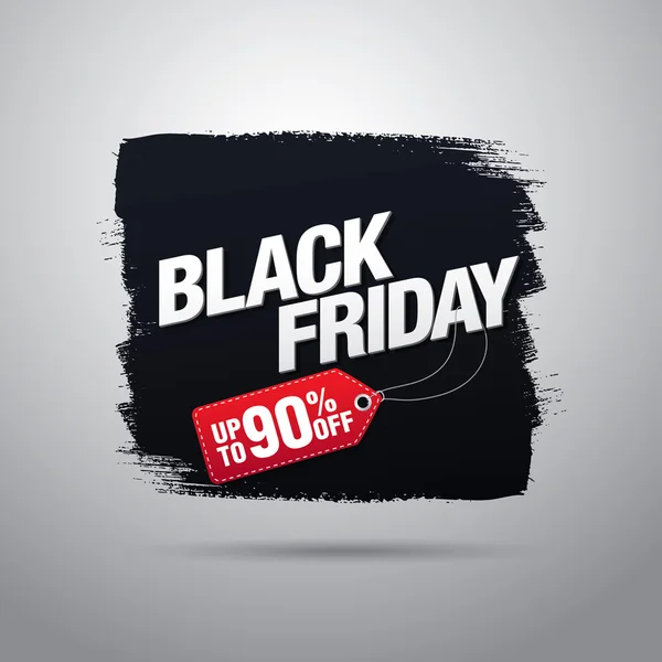 Black Friday Försäljning Banner — Stock vektor