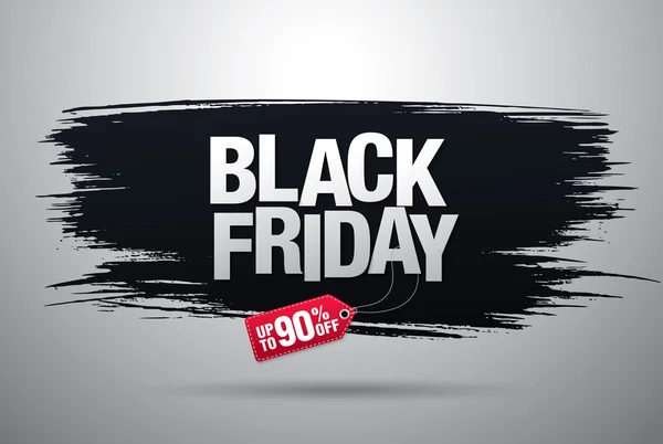 Banner zum Black Friday Sale — Stockvektor