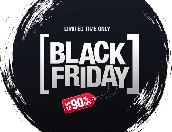 Black Friday Banner de venta — Vector de stock