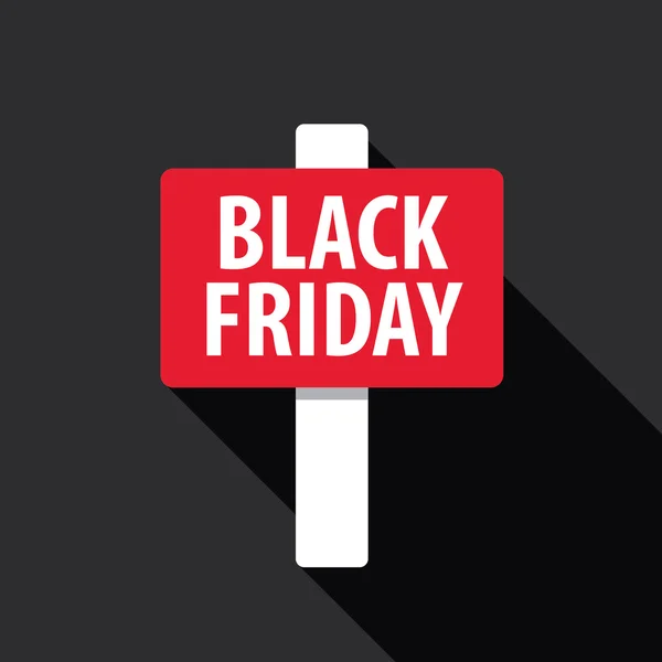 Black Friday cartão — Vetor de Stock