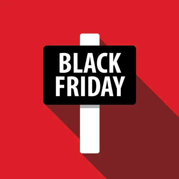 Black Friday cartão — Vetor de Stock