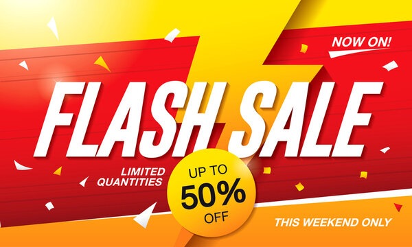 flash sale  banner template 