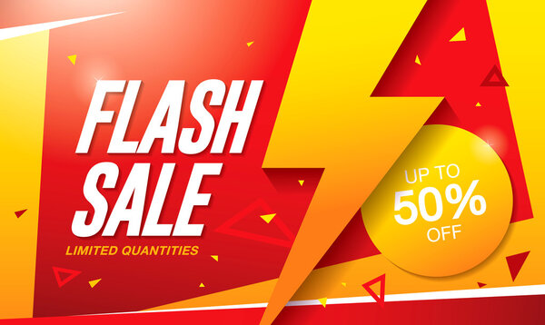 flash sale  banner template 