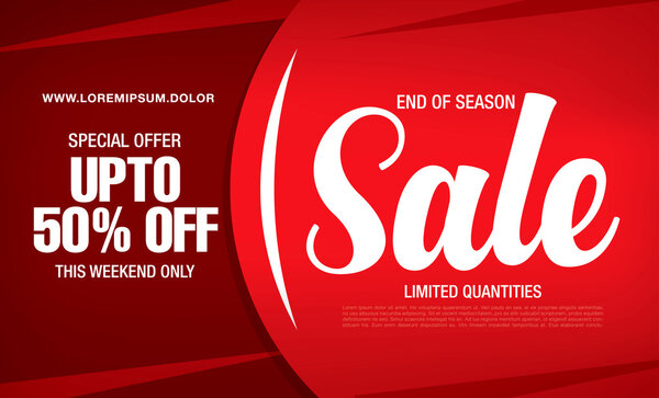 Sale banner template 