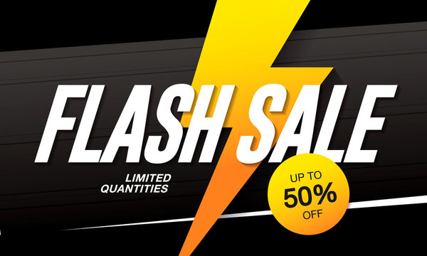 флэш-распродажа баннера
 