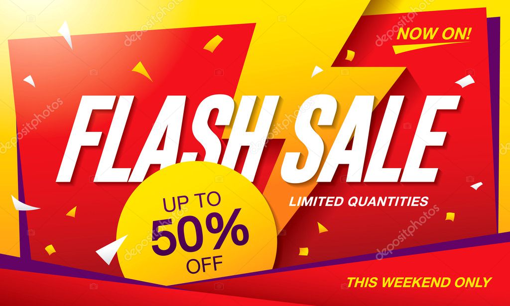 Flash Sale Banner Template Vector Image By C Igor Vkv Vector Stock Flash Sale Banner Template Vector Image By C Igor Vkv Vector Stock