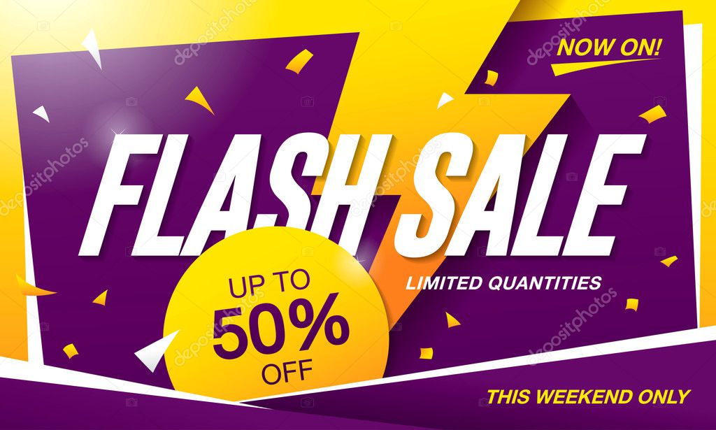 flash sale  banner template 
