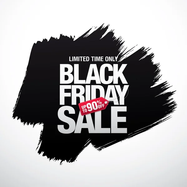 Banner zum Black Friday — Stockvektor