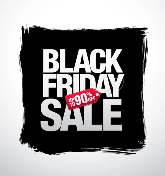 Bannière Black Friday — Image vectorielle