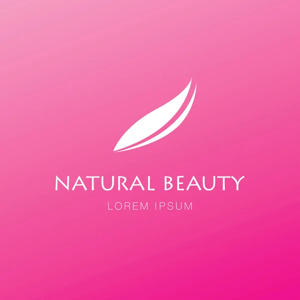 Návrh loga přírodní krásy — Stockový vektor