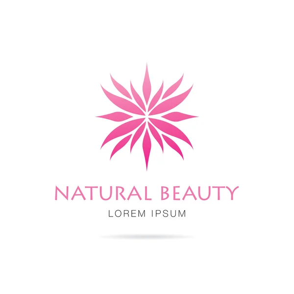 Дизайн логотипу природної краси — стоковий вектор