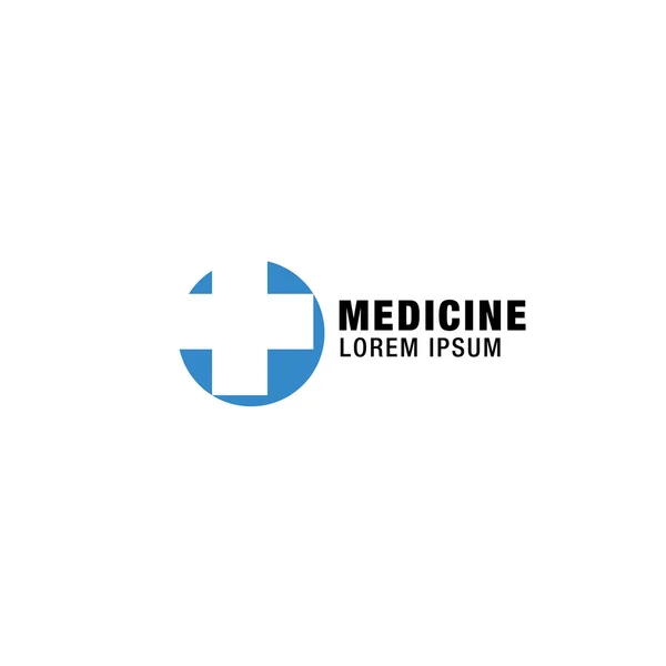 Projeto do logotipo da medicina — Vetor de Stock