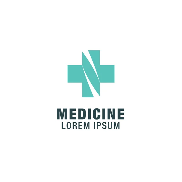 Дизайн логотипу медицини — стоковий вектор
