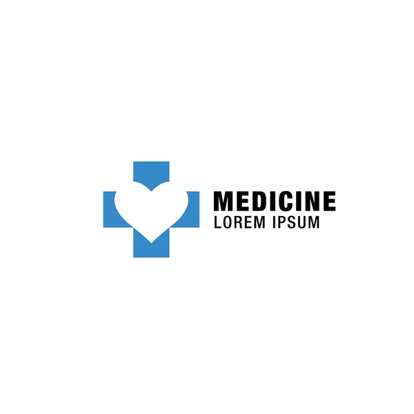 Projeto do logotipo da medicina — Vetor de Stock