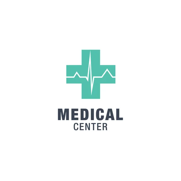 Diseño del logo del centro médico — Archivo Imágenes Vectoriales