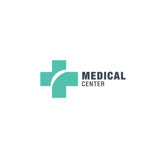 Diseño del logo del centro médico — Archivo Imágenes Vectoriales