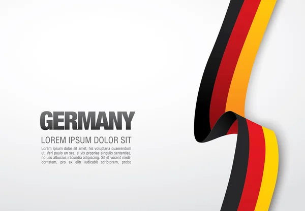 Γερμανική ενοποίηση ημέρα αφίσα — Διανυσματικό Αρχείο