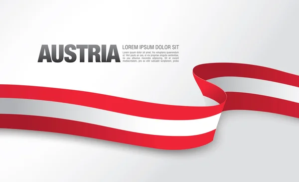 Austria cartaz dia nacional — Vetor de Stock