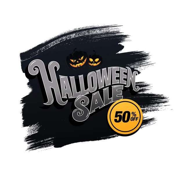 Ausverkauf zu Halloween — Stockvektor