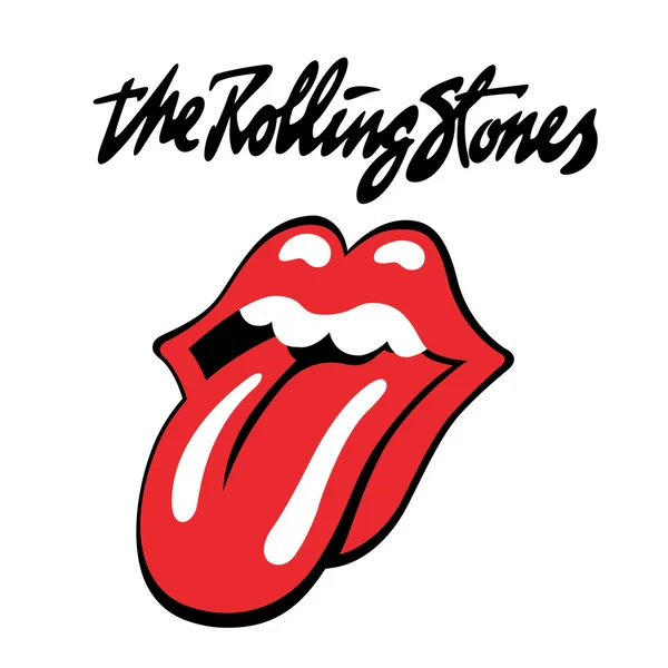 Το λογότυπο του Rolling Stones — Φωτογραφία Αρχείου