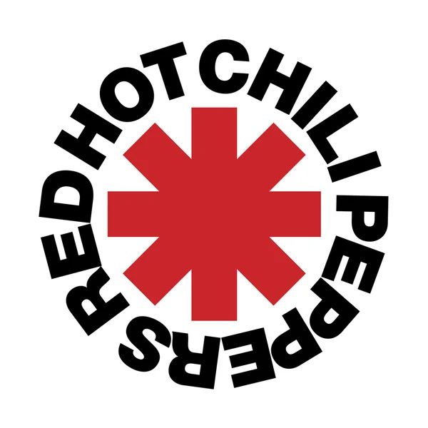 Red hot chili peppers-logotypen — Stockfoto