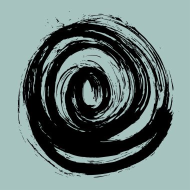 siyah fırça darbesi