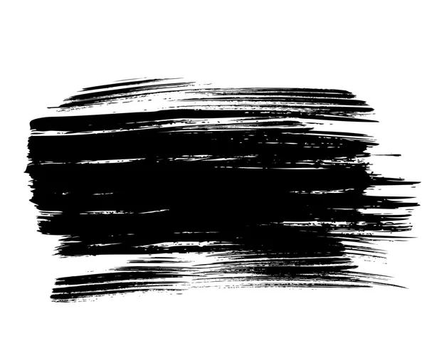 Trait de pinceau noir — Image vectorielle