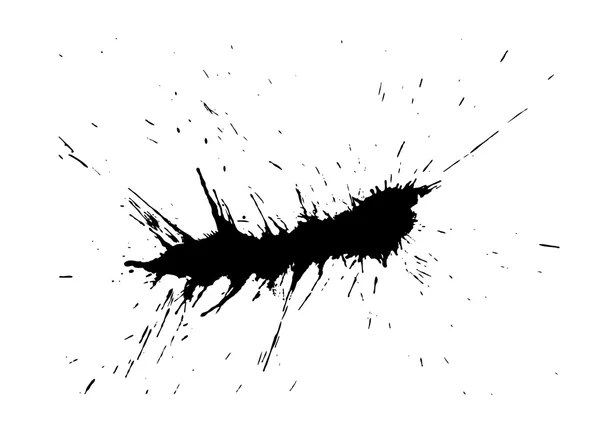 Mancha de cepillo negro — Archivo Imágenes Vectoriales