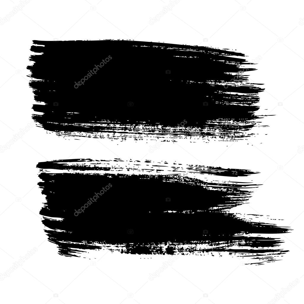 Mancha preta desenhada de mão — Vetores de Stock © Igor ...