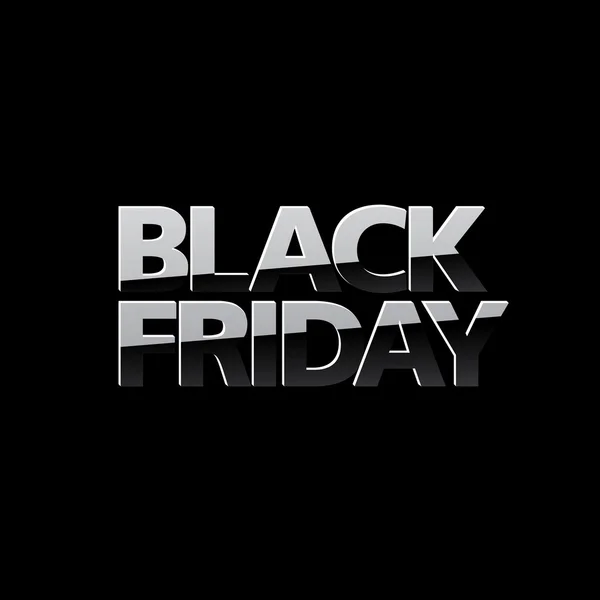 Banner zum Black Friday — Stockvektor