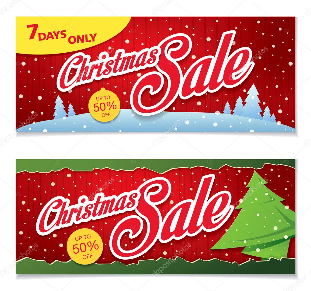 christmas sale banner