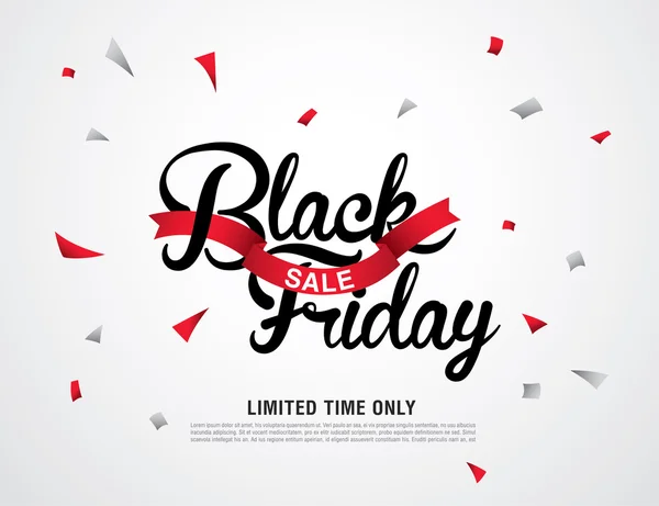 Bannière Black Friday — Image vectorielle