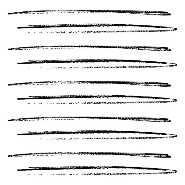 Hand drawn horizontal stripes pattern — Stock Vector