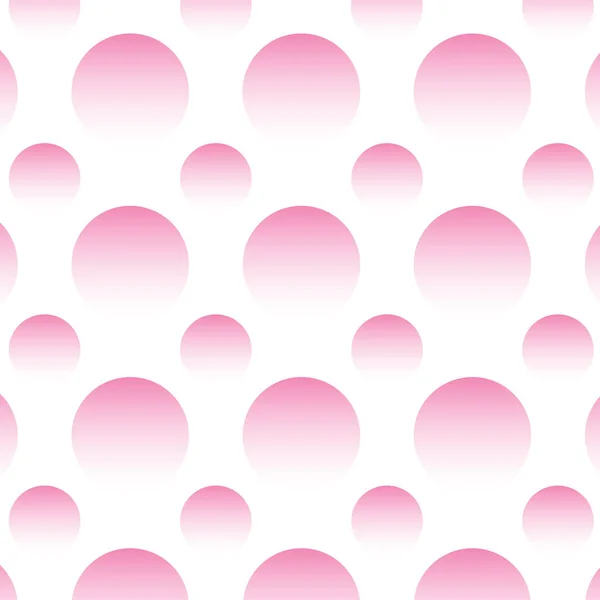 Textur aus rosa Kreisen auf einem weißen — Stockvektor