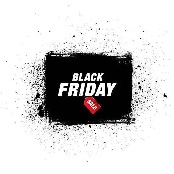 Black friday sale banner. — Stock Vector