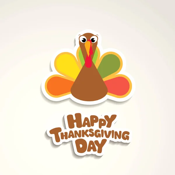 Happy thanksgiving day — Stockvector