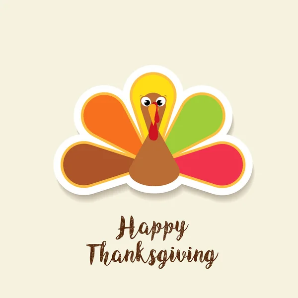 Happy thanksgiving day — Stockvector