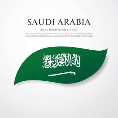 Suudi Arabistan bayrağı yazıt ile