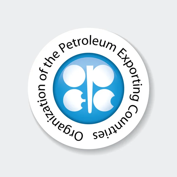 Icône de l'organisation Pays exportateurs de pétrole — Image vectorielle