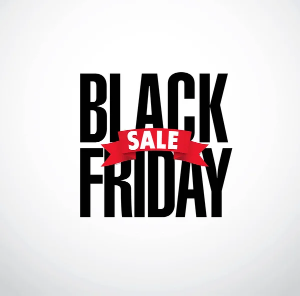 Sale poster of black friday — Stock Vector
