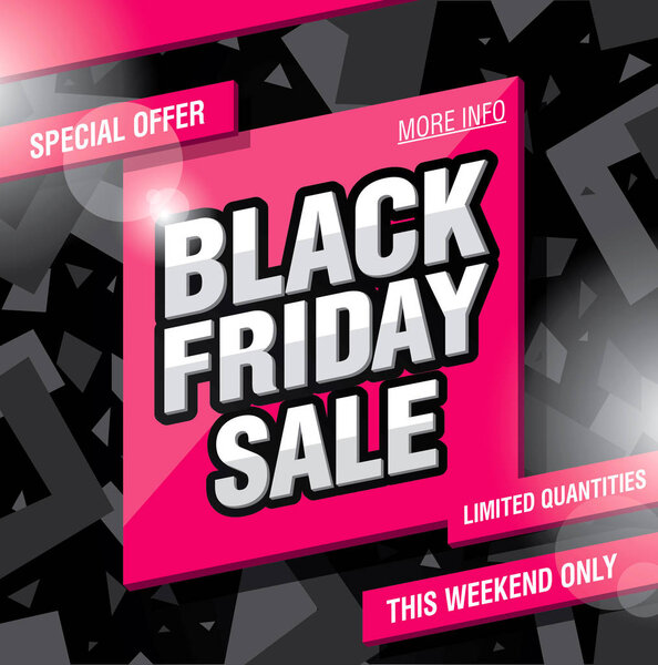 Плакат продажи черной пятницы
 