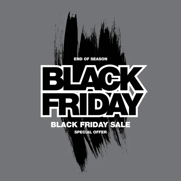 Black Friday Banner de venta — Vector de stock