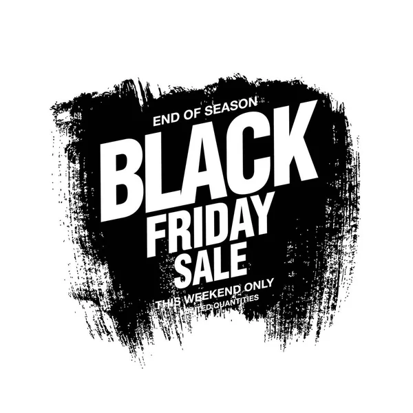 Black Friday Banner de venta — Vector de stock