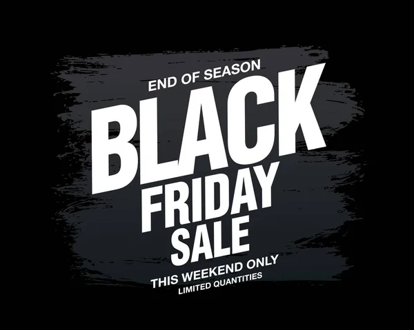 Black Friday Banner de venta — Vector de stock