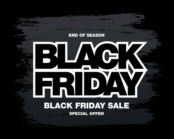 Black Friday Banner de venta — Vector de stock