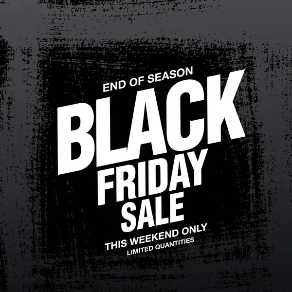 Black Friday Banner de venta — Vector de stock