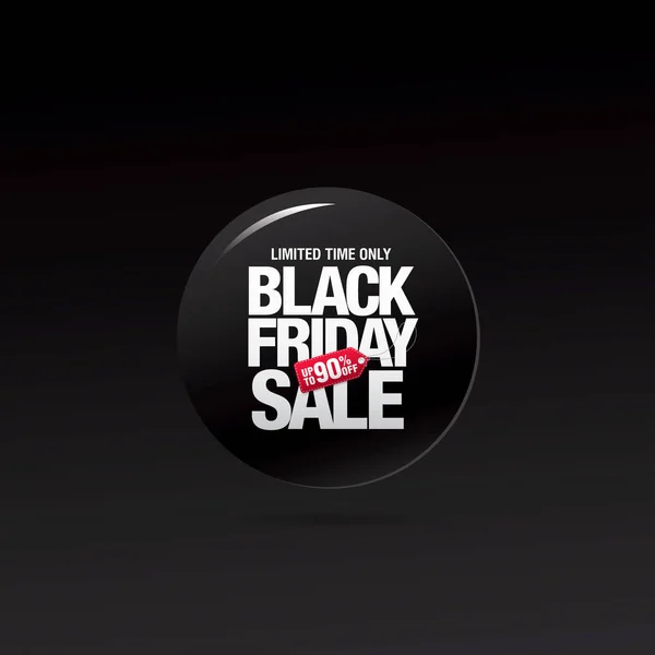 Black Friday Banner de venta — Vector de stock